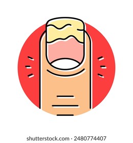 excessive thirst disease symptom color icon vector. excessive thirst disease symptom sign. isolated symbol illustration