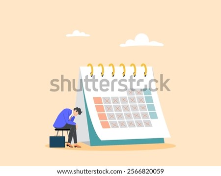An excessive work schedule with no time to rest causes stress