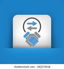 Exchange agreement icon