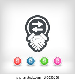 Exchange agreement icon