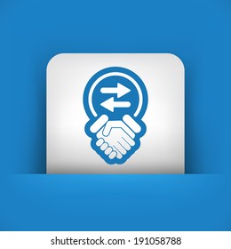 Exchange agreement icon