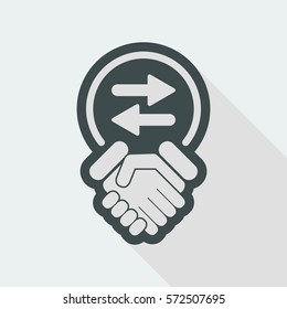 Exchange agreement icon