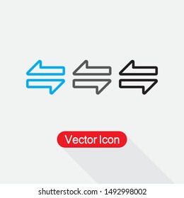 Exchange Arrow Icon Vector Illustration Eps10