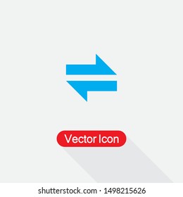 Exchange Arrow Icon Vector Illustration Eps10
