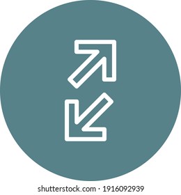 Exchange, arrow icon vector image. Can also be used for customer support. Suitable for use on web apps, mobile apps and print media.