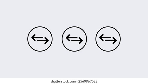 exchange arrow icons Transfer icon. Exchange arrow icon, transfer vector icon . isolated transparent . arrows . data exchange. Vector illustration EPS 10