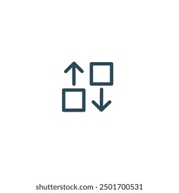 Exchange, arrows icon. Replacement, arrow, business icon.User switch. Replacement or swap position concept.