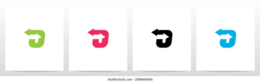 Intercambiar Flechas En El Diseño De Logotipo De Letra O