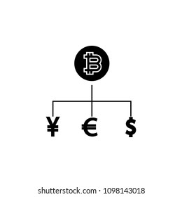 exchange bitcoin icon. Element of Crypto currency icon for mobile concept and web apps. Detailed exchange bitcoin icon can be used for web and mobile. Premium icon