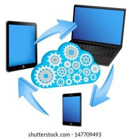 exchange data between electric devices 