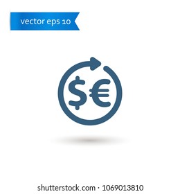 exchange. excahnge icon. sign design. Vector EPS 10.