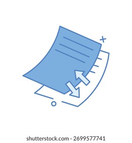 Ilustração de stock de ícone de vetor de Arquivo do Exchange