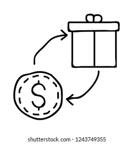 exchange   gift   dollar  
