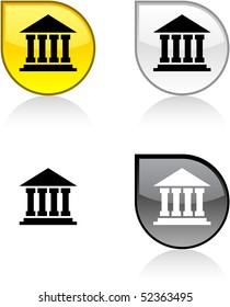 Exchange glossy drop vibrant buttons.
