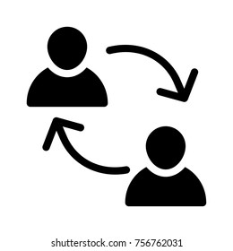  exchange glyph icon