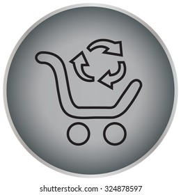 exchange of goods line icon
