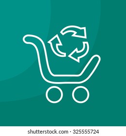 exchange of goods line icon