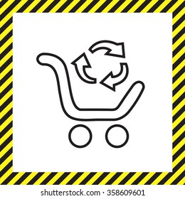 exchange of goods line icon