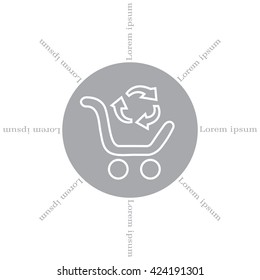 exchange of goods line icon