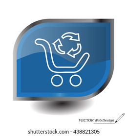 exchange of goods line icon