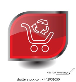 exchange of goods line icon