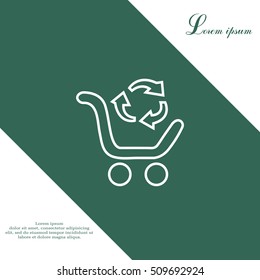 exchange of goods line icon