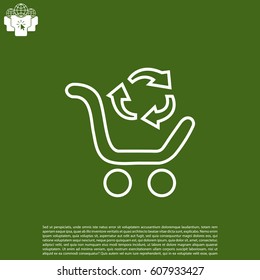 exchange of goods line icon
