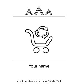 exchange of goods line icon