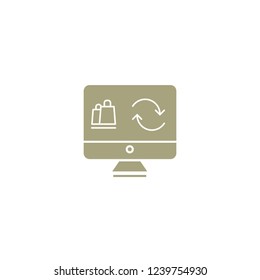 exchange guarantee vector icon
