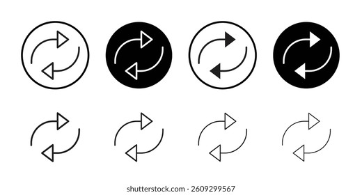 Exchange icon Black and white logo