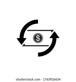 Icono de intercambio , vector de icono de negocio
