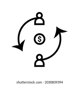 exchange icon design for vector graphics