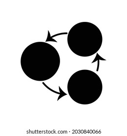 Austauschsymboldesign für Vektorgrafiken