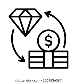 Elemento de icono de Exchange para el diseño