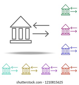 exchange icon. Elements of business in multi color style icons. Simple icon for websites, web design, mobile app, info graphics