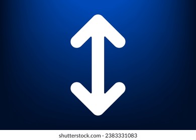 Exchange icon in flat style
