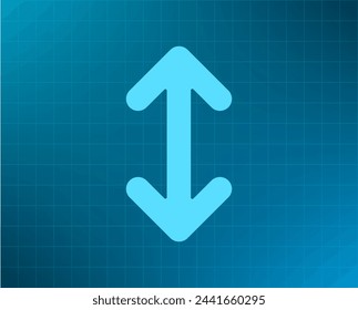 Exchange icon in flat style