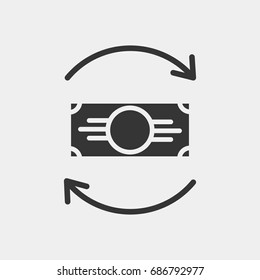 Exchange  icon illustration isolated vector sign symbol