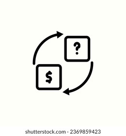 icono de intercambio, icono aislado en fondo claro, perfecto para sitio web, blog, logotipo, diseño gráfico, medios sociales, interfaz de usuario, aplicación móvil