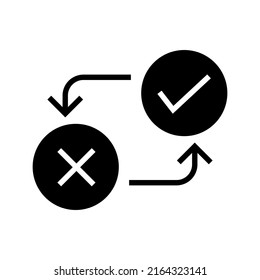 exchange icon or logo isolated sign symbol vector illustration - high quality black style vector icons
