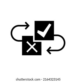 exchange icon or logo isolated sign symbol vector illustration - high quality black style vector icons
