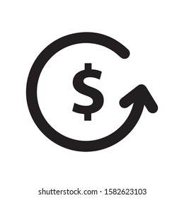 Exchange Icon on white background