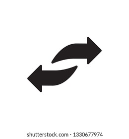 exchange icon. payment glyph icon