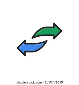 exchange icon. payment icon vector design