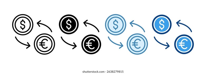 Exchange Icon Set Multiple Style Collection