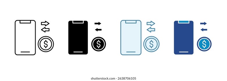 Exchange Icon Set Multiple Style Collection