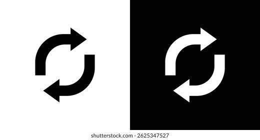 Exchange icon simple line vector. Symbol, logo.