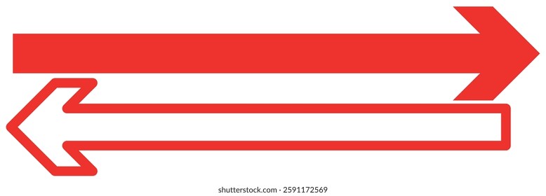 Exchange icon. Transfer arrow vector illustration. Money trading symbol. Change, switch and swap sign. Double direction reverse arrows pictogram. Money flow transaction. Income and expenses concept.