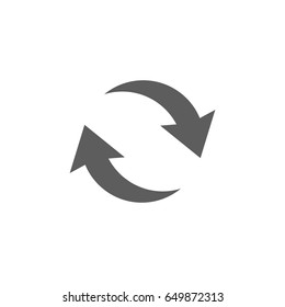Exchange icon in trendy flat style isolated on white background. Symbol for your web site design, logo, app, UI. Vector illustration, EPS