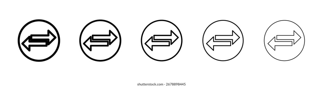 Colección de Vector de íconos de Exchange. EPS 10